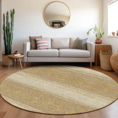 Nira Gold Washable Indoor-Outdoor Rug-Outdoor Rugs-LOOMLAN Rugs-LOOMLAN