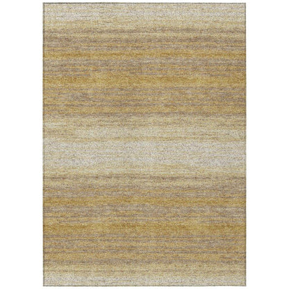 Nira Gold Washable Indoor-Outdoor Rug-Outdoor Rugs-LOOMLAN Rugs-2'6" x 3'10"-LOOMLAN