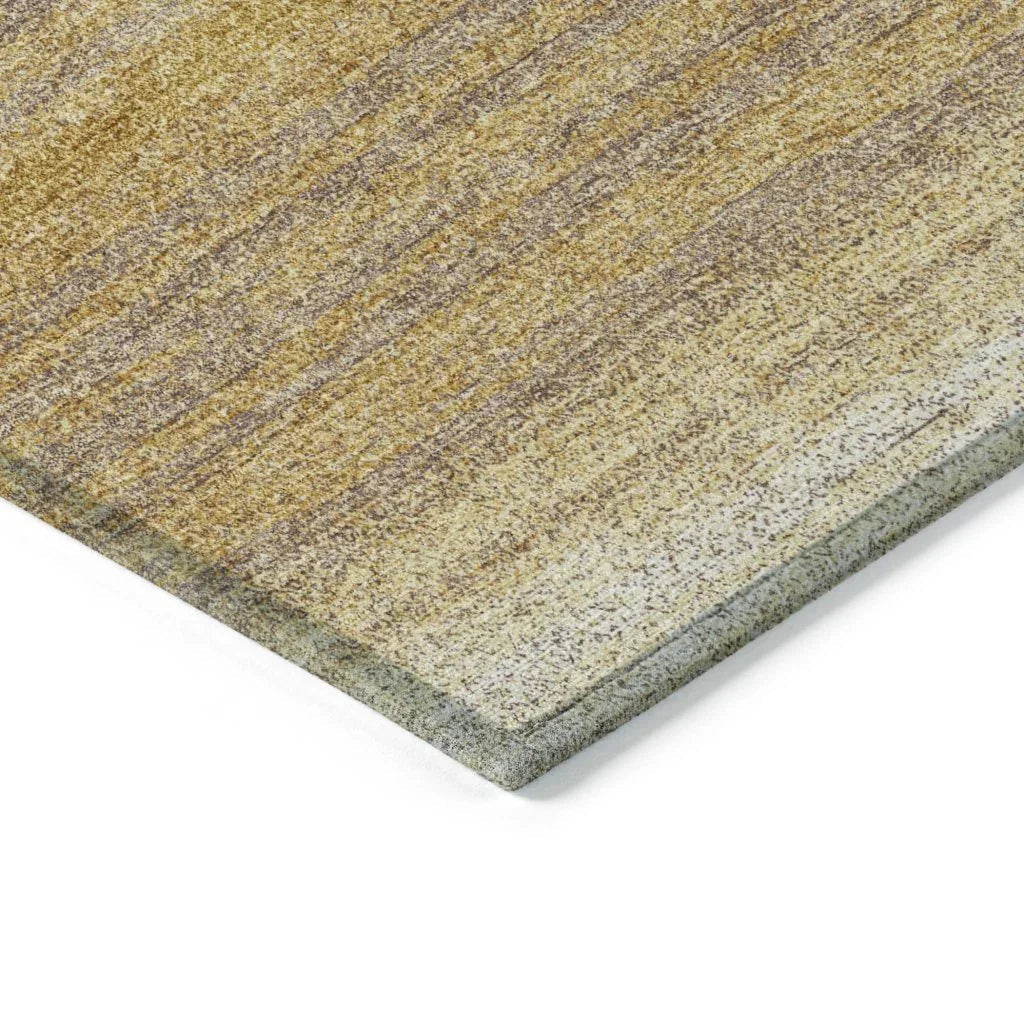 Nira Gold Washable Indoor-Outdoor Rug-Outdoor Rugs-LOOMLAN Rugs-LOOMLAN
