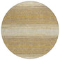 Nira Gold Washable Indoor-Outdoor Rug-Outdoor Rugs-LOOMLAN Rugs-8' x 8'-LOOMLAN