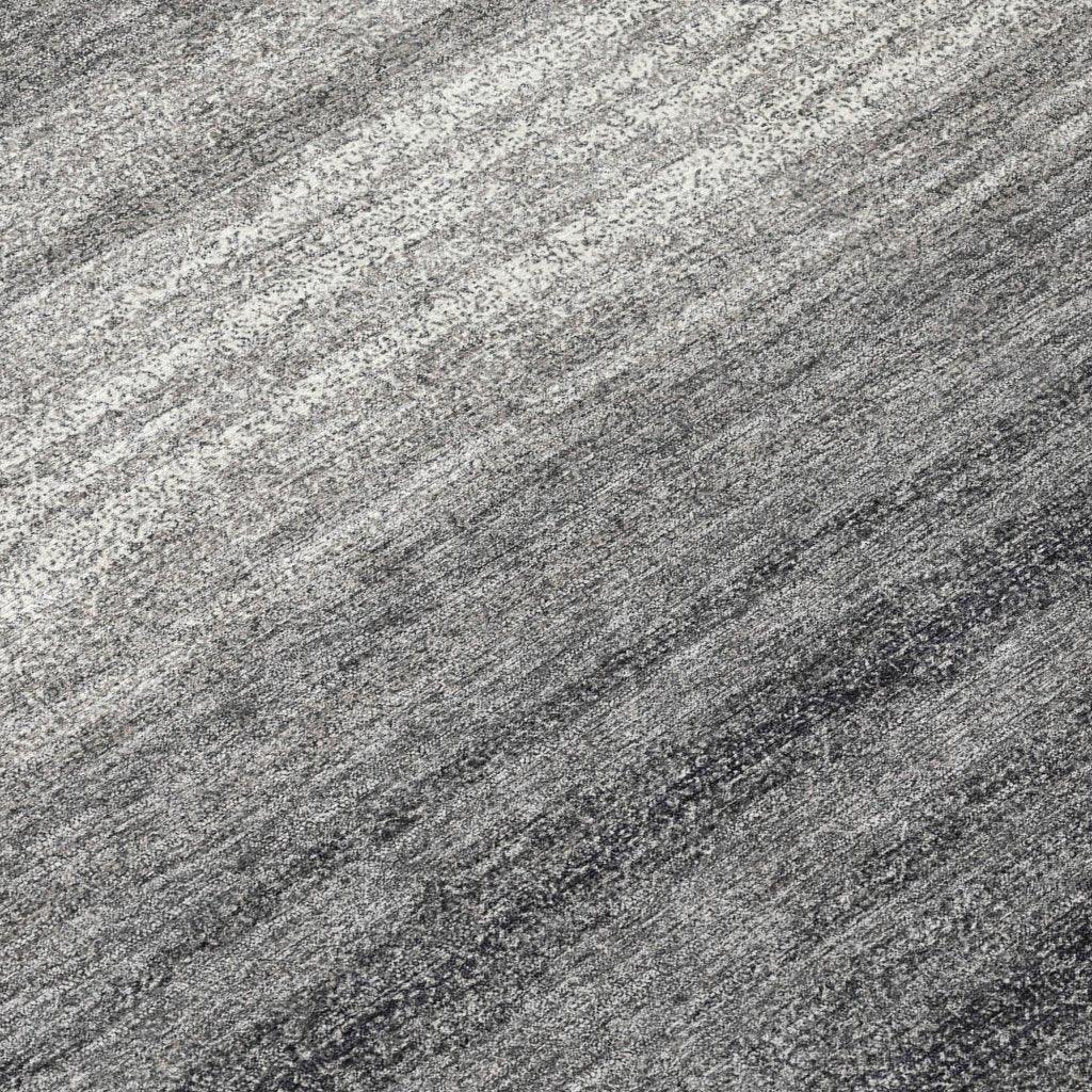 Nira Gray Washable Indoor-Outdoor Rug-Outdoor Rugs-LOOMLAN Rugs-LOOMLAN