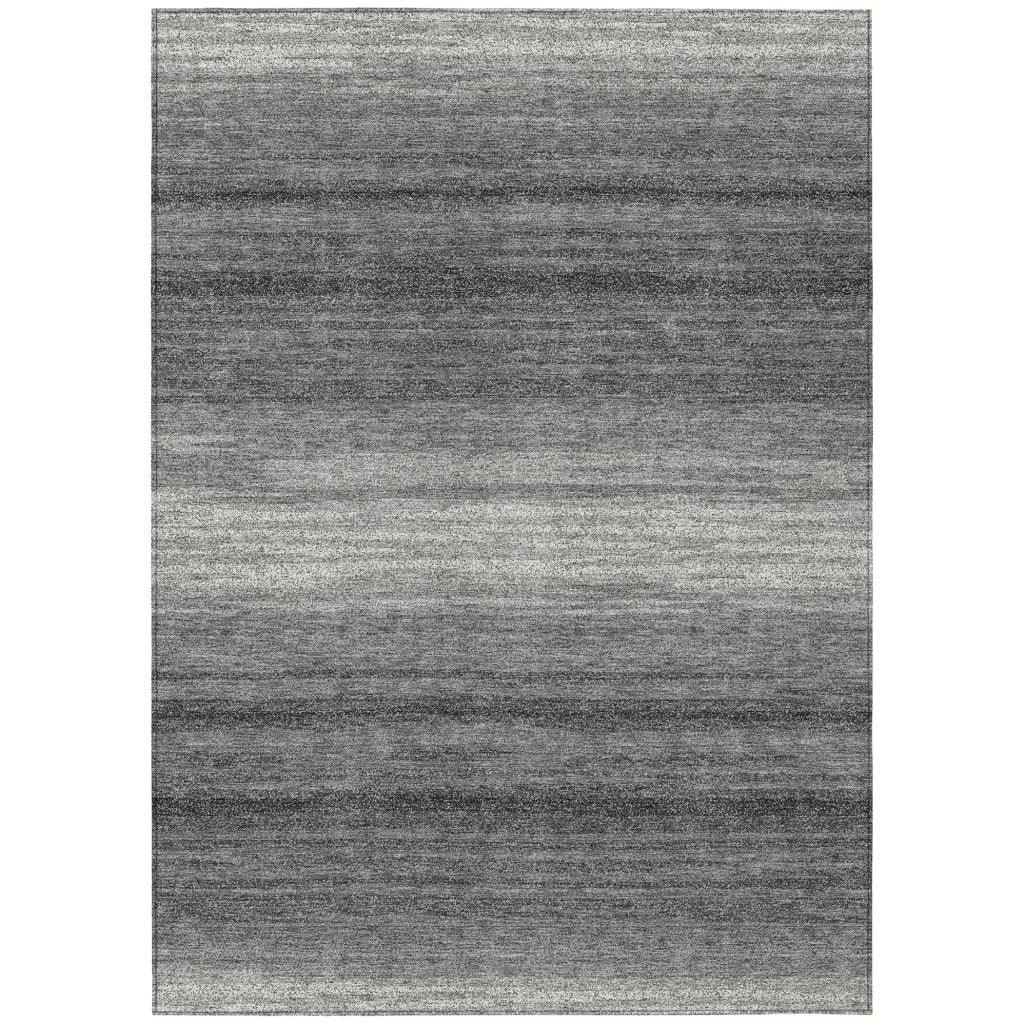 Nira Gray Washable Indoor-Outdoor Rug-Outdoor Rugs-LOOMLAN Rugs-2'6" x 3'10"-LOOMLAN