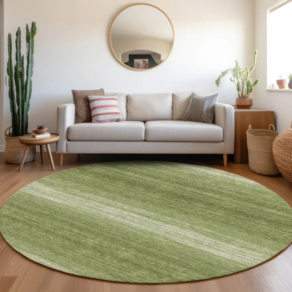 Nira Green Washable Indoor-Outdoor Rug-Outdoor Rugs-LOOMLAN Rugs-LOOMLAN