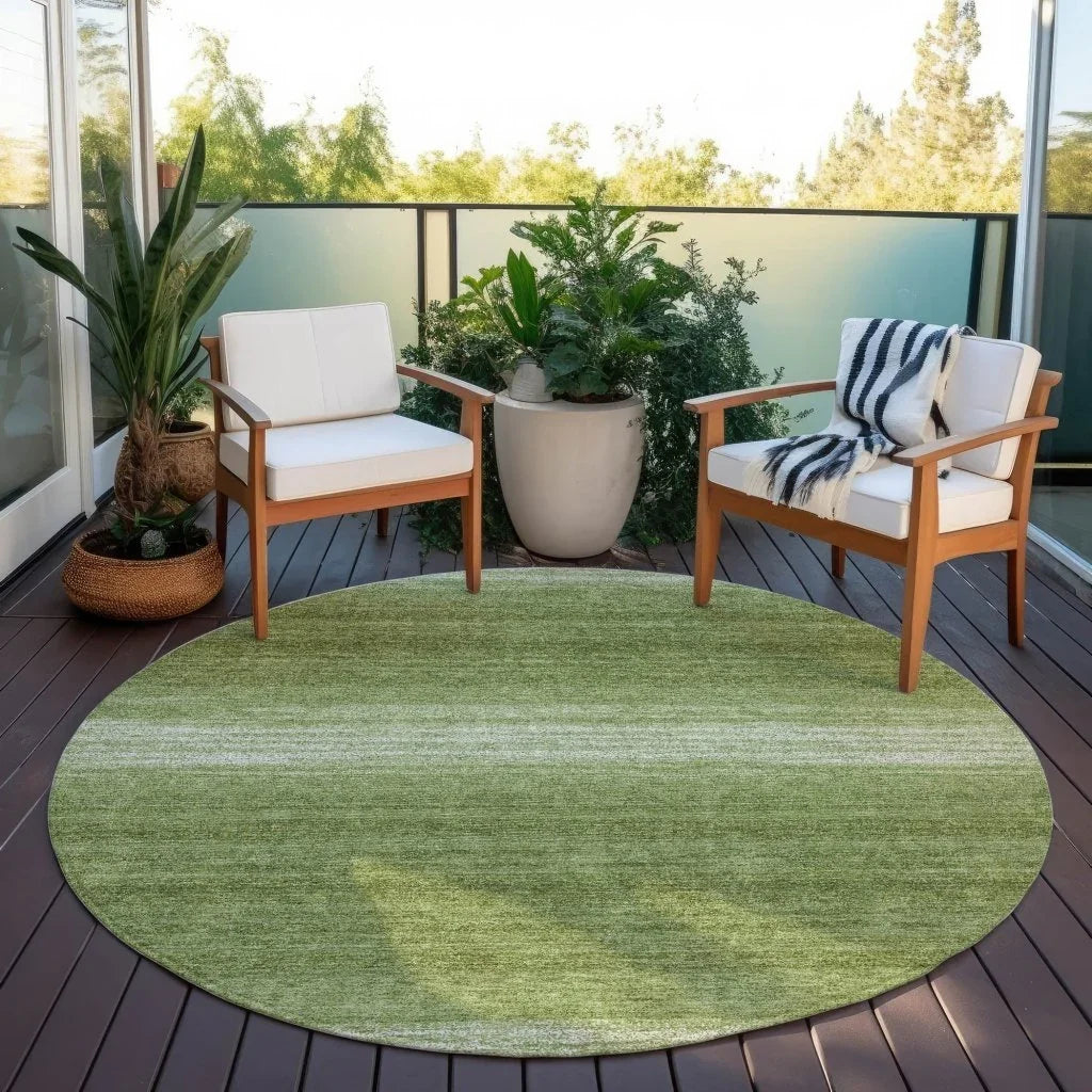 Nira Green Washable Indoor-Outdoor Rug-Outdoor Rugs-LOOMLAN Rugs-LOOMLAN