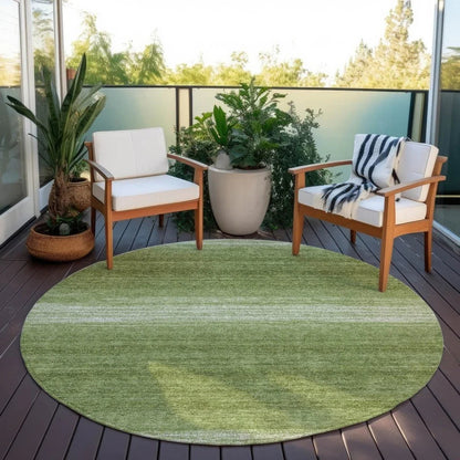 Nira Green Washable Indoor-Outdoor Rug-Outdoor Rugs-LOOMLAN Rugs-LOOMLAN
