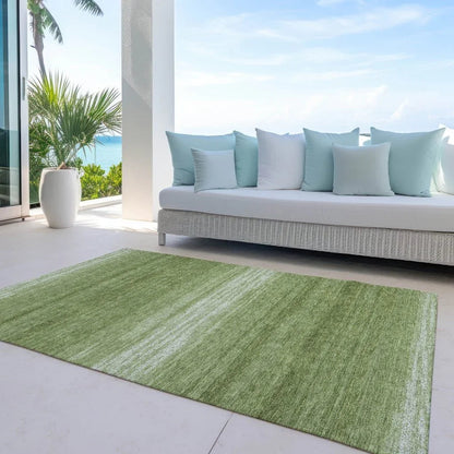 Nira Green Washable Indoor-Outdoor Rug-Outdoor Rugs-LOOMLAN Rugs-LOOMLAN