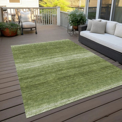 Nira Green Washable Indoor-Outdoor Rug-Outdoor Rugs-LOOMLAN Rugs-LOOMLAN