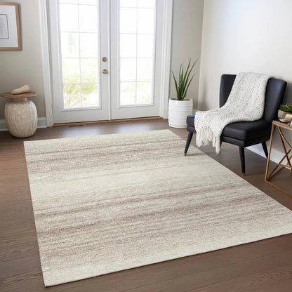 Nira Ivory Washable Indoor-Outdoor Rug-Outdoor Rugs-LOOMLAN Rugs-LOOMLAN