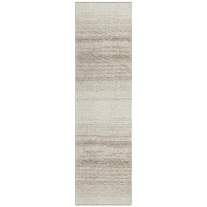 Nira Ivory Washable Indoor-Outdoor Rug-Outdoor Rugs-LOOMLAN Rugs-2'3" x 7'6"-LOOMLAN