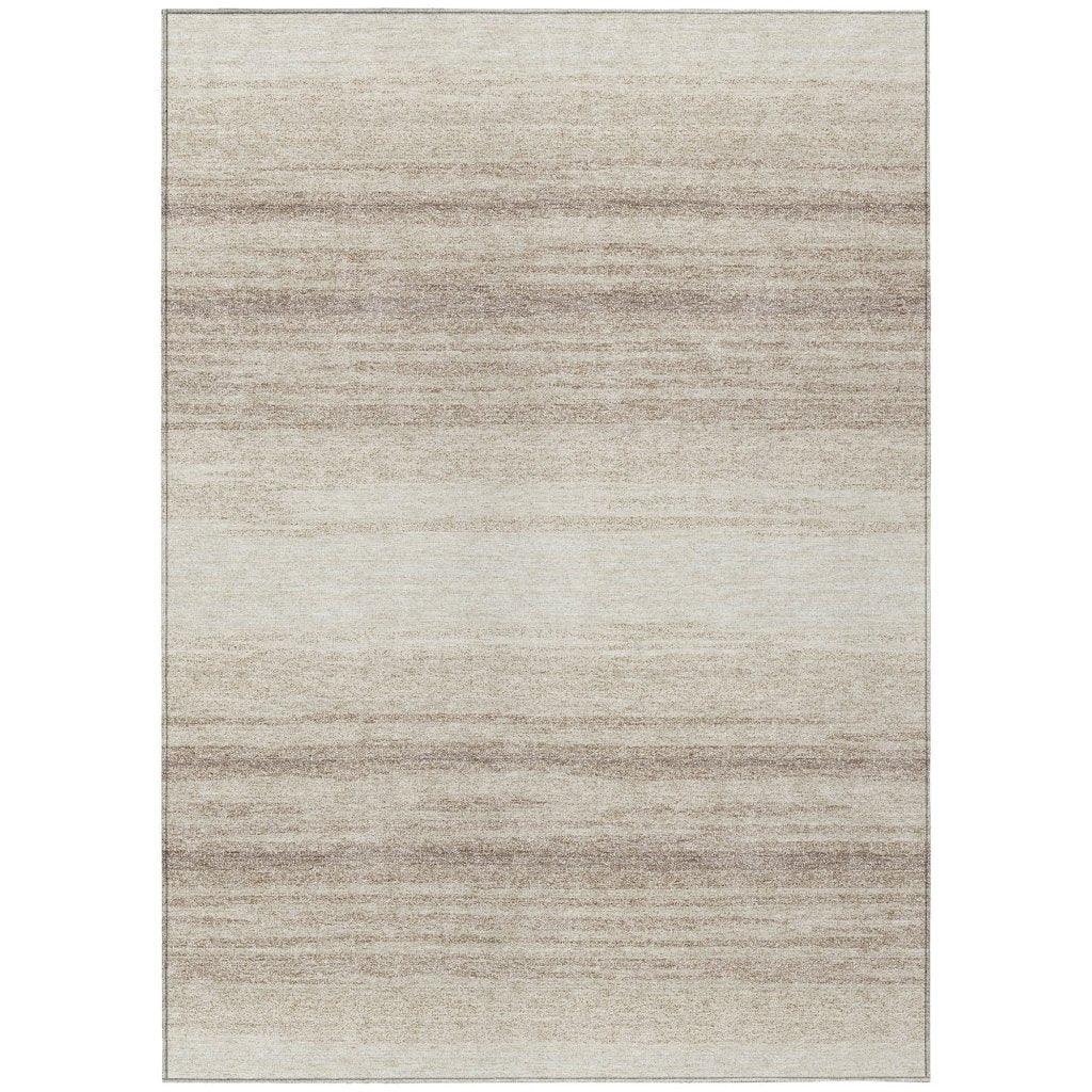 Nira Ivory Washable Indoor-Outdoor Rug-Outdoor Rugs-LOOMLAN Rugs-2'6" x 3'10"-LOOMLAN