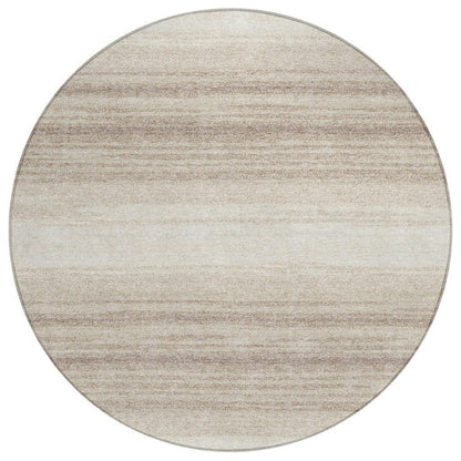 Nira Ivory Washable Indoor-Outdoor Rug-Outdoor Rugs-LOOMLAN Rugs-8' x 8'-LOOMLAN