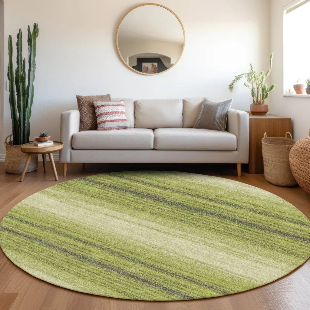 Nira Lime Washable Indoor-Outdoor Rug-Outdoor Rugs-LOOMLAN Rugs-LOOMLAN