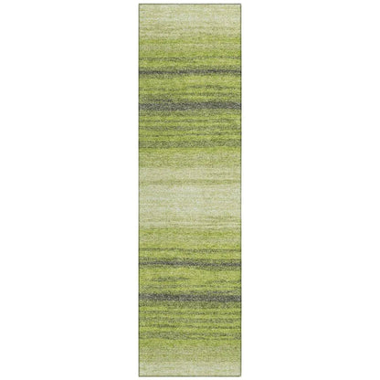 Nira Lime Washable Indoor-Outdoor Rug-Outdoor Rugs-LOOMLAN Rugs-2'3" x 7'6"-LOOMLAN