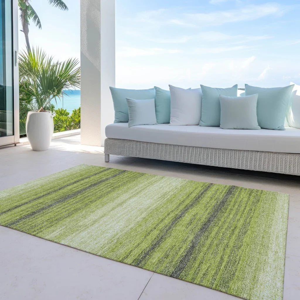 Nira Lime Washable Indoor-Outdoor Rug-Outdoor Rugs-LOOMLAN Rugs-LOOMLAN
