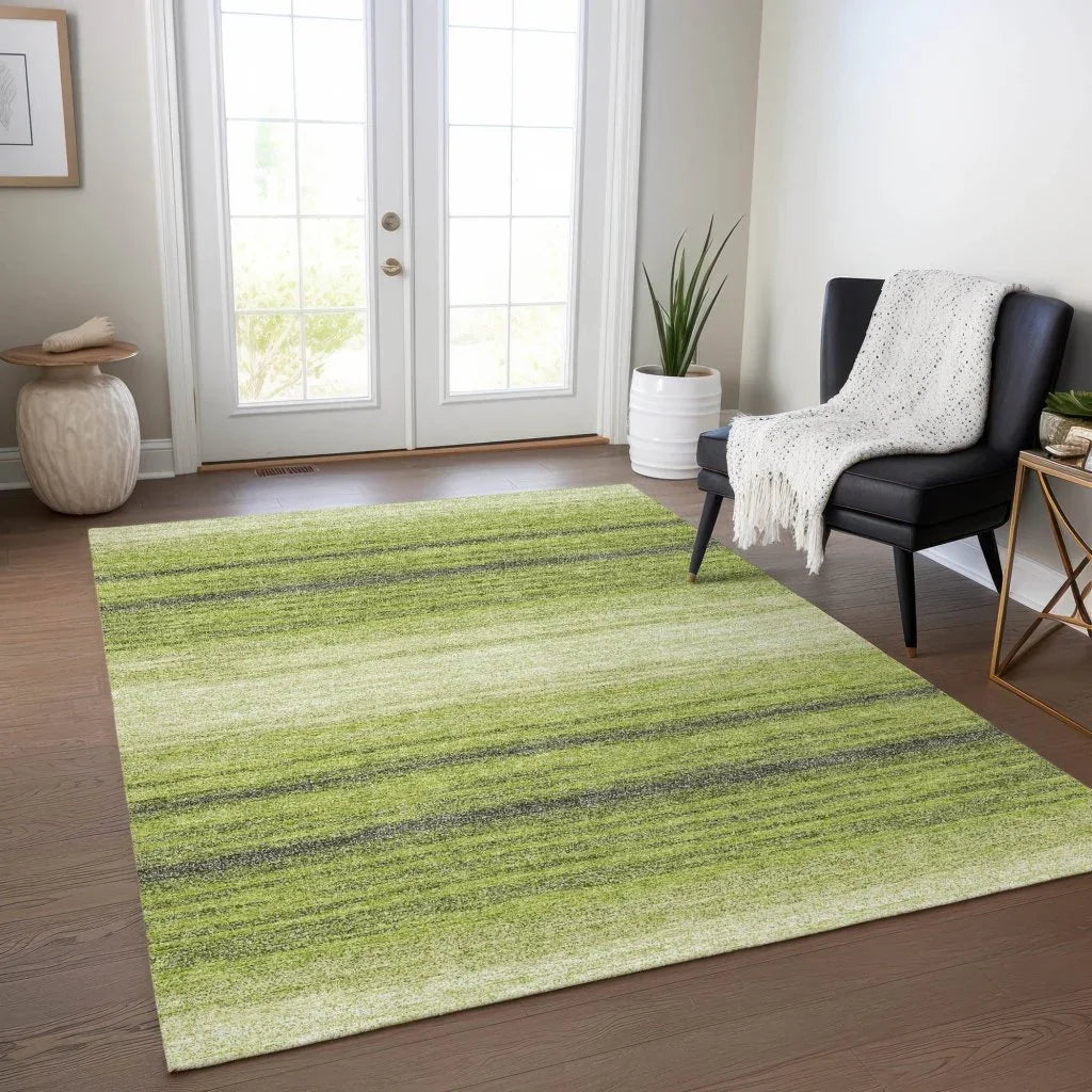 Nira Lime Washable Indoor-Outdoor Rug-Outdoor Rugs-LOOMLAN Rugs-LOOMLAN