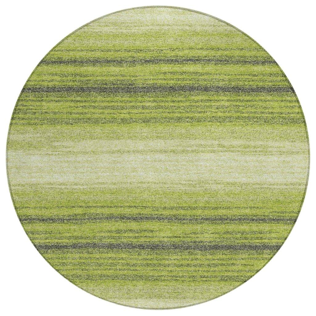 Nira Lime Washable Indoor-Outdoor Rug-Outdoor Rugs-LOOMLAN Rugs-8' x 8'-LOOMLAN