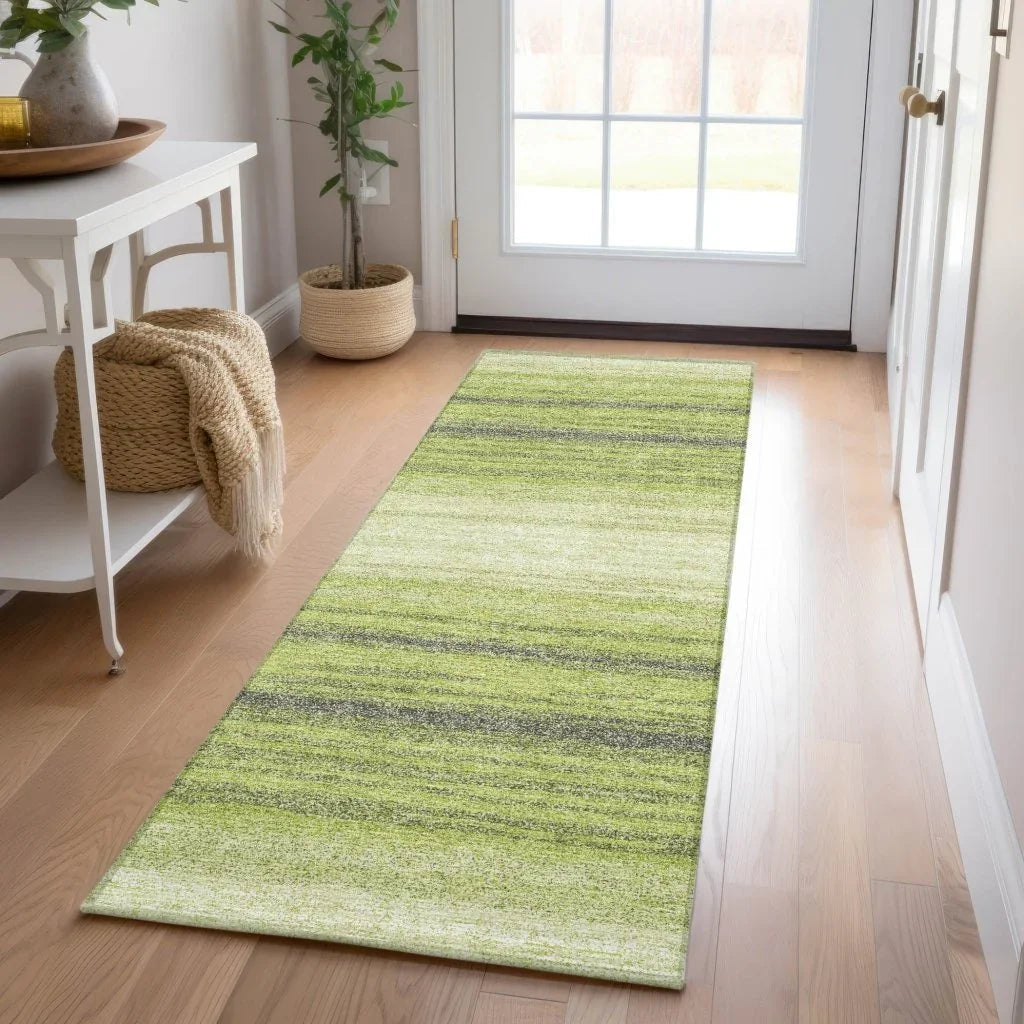 Nira Lime Washable Indoor-Outdoor Rug-Outdoor Rugs-LOOMLAN Rugs-LOOMLAN