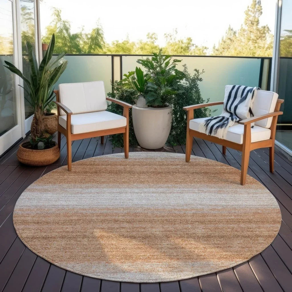 Nira Orange Washable Indoor-Outdoor Rug-Outdoor Rugs-LOOMLAN Rugs-LOOMLAN