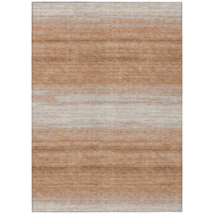 Nira Orange Washable Indoor-Outdoor Rug-Outdoor Rugs-LOOMLAN Rugs-2'6" x 3'10"-LOOMLAN