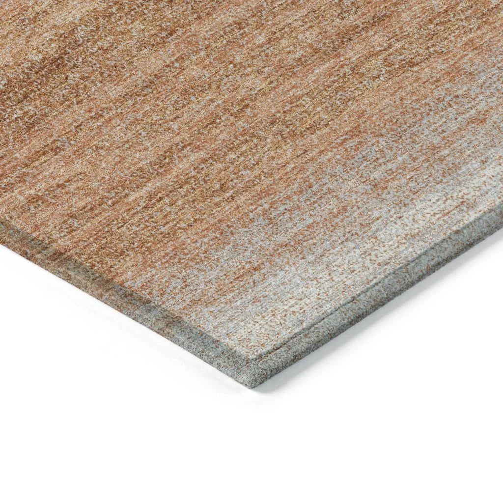 Nira Orange Washable Indoor-Outdoor Rug-Outdoor Rugs-LOOMLAN Rugs-LOOMLAN