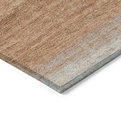 Nira Orange Washable Indoor-Outdoor Rug-Outdoor Rugs-LOOMLAN Rugs-LOOMLAN