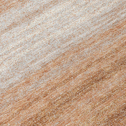 Nira Orange Washable Indoor-Outdoor Rug-Outdoor Rugs-LOOMLAN Rugs-LOOMLAN