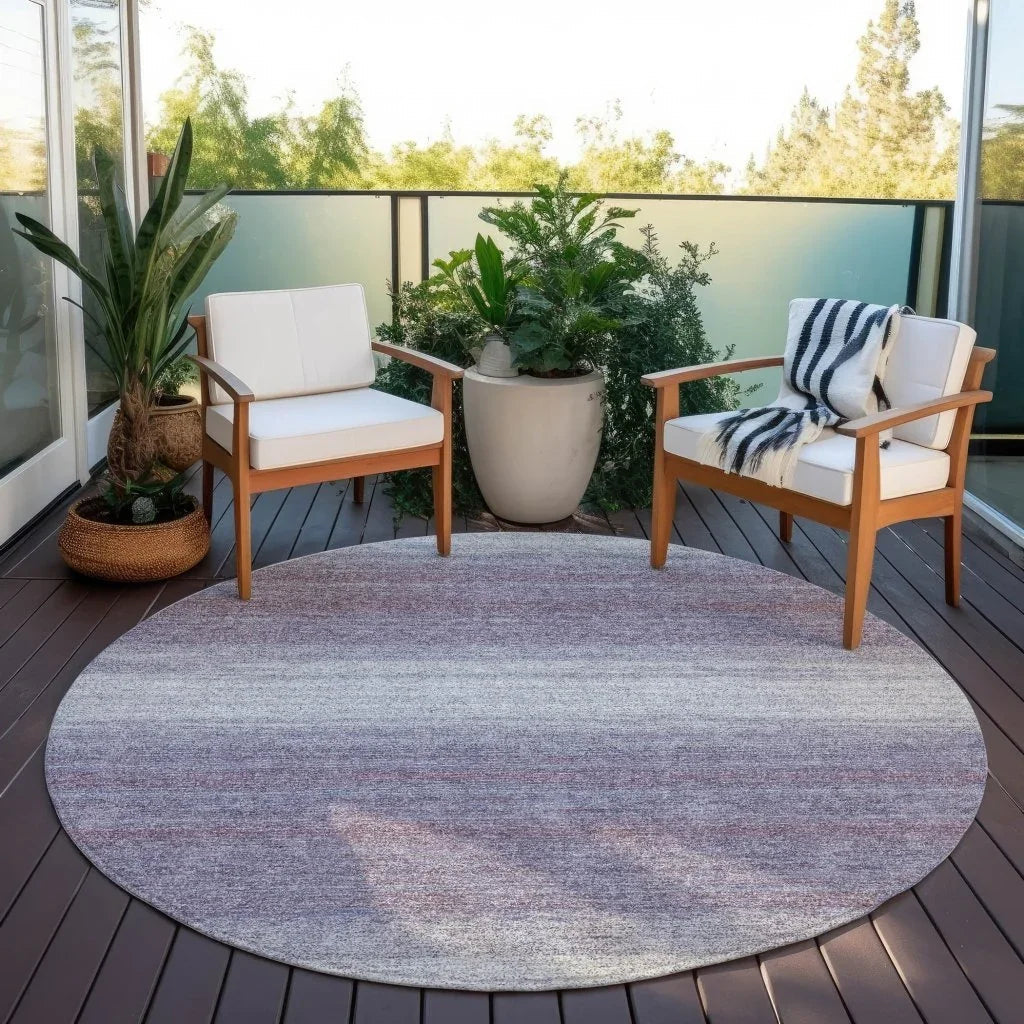 Nira Purple Washable Indoor-Outdoor Rug-Outdoor Rugs-LOOMLAN Rugs-LOOMLAN