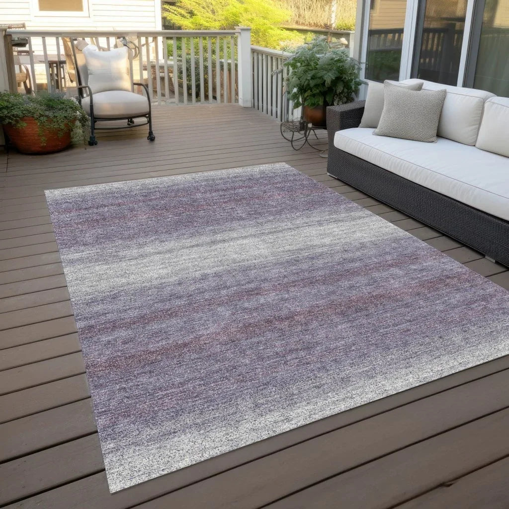 Nira Purple Washable Indoor-Outdoor Rug-Outdoor Rugs-LOOMLAN Rugs-LOOMLAN