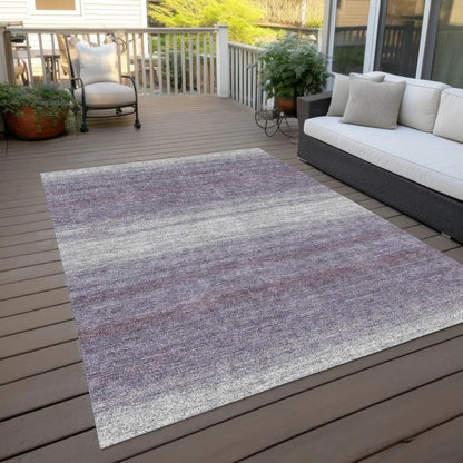 Nira Purple Washable Indoor-Outdoor Rug-Outdoor Rugs-LOOMLAN Rugs-LOOMLAN