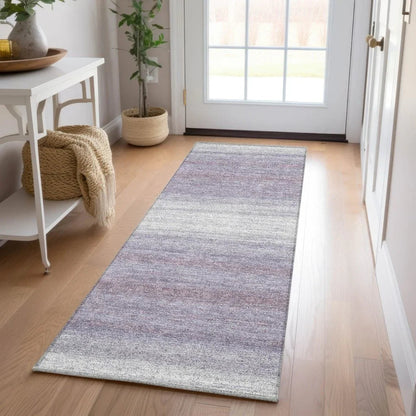Nira Purple Washable Indoor-Outdoor Rug-Outdoor Rugs-LOOMLAN Rugs-LOOMLAN