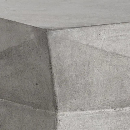 Niran End Table Concrete Grey Black Ombre - LOOMLAN - SUNPAN - Side Tables