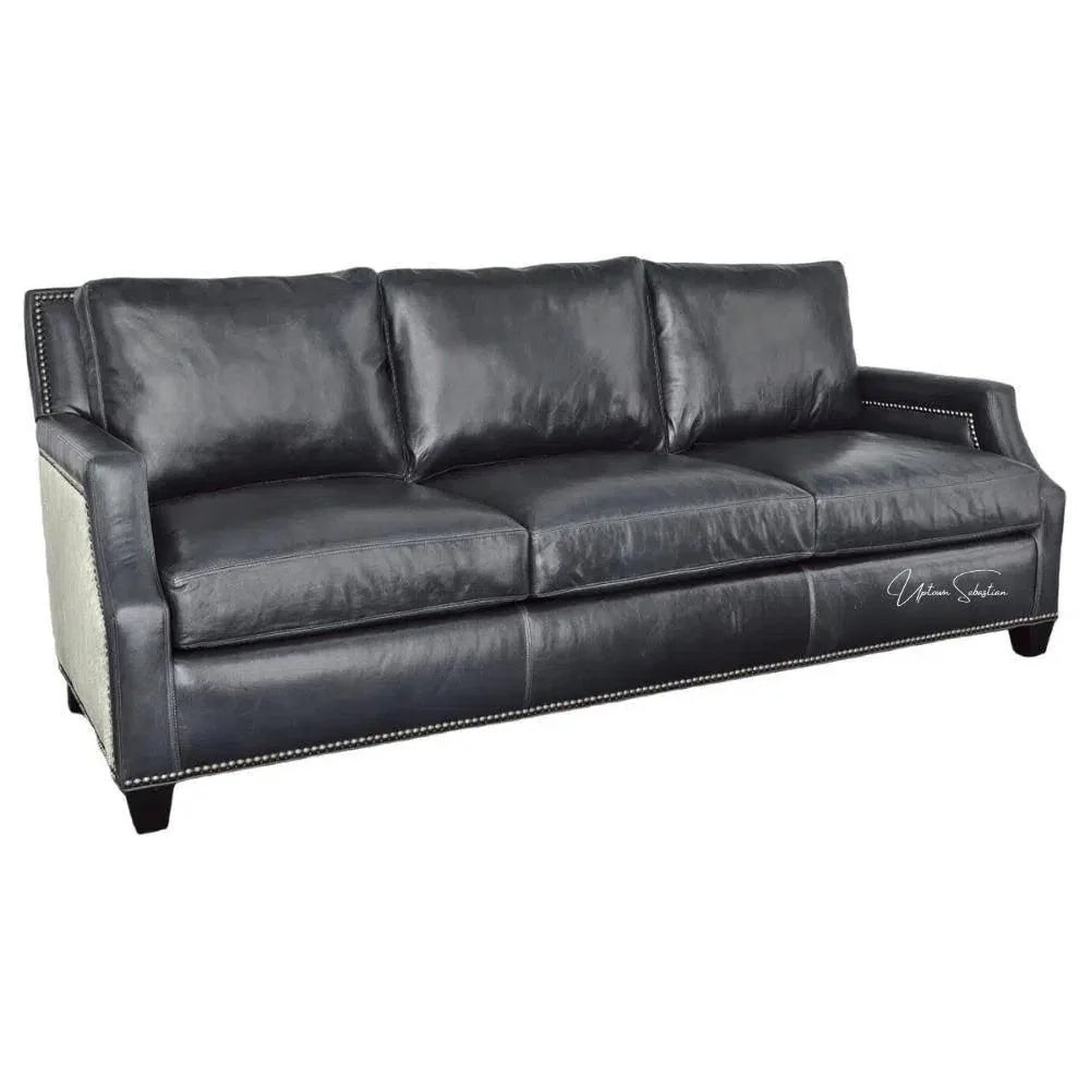 No Sofa Left Unexplored Custom Built Leather - LOOMLAN - Uptown Sebastian - Sofas & Loveseats