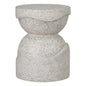 Noah 18 in. Round Terrazzo Garden Stool-Garden Stools-Emissary-Terrazzo Taupe-LOOMLAN