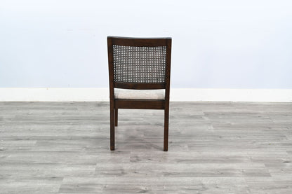 Noah Cane Back Armless Dining Chair 2PC