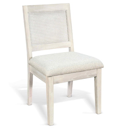 Noah Cane Back Armless Dining Chair 2PC