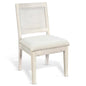 Noah Cane Back Armless Dining Chair 2PC