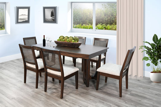 Noah Extendable Dining Table-Dining Tables-Sunny D-LOOMLAN