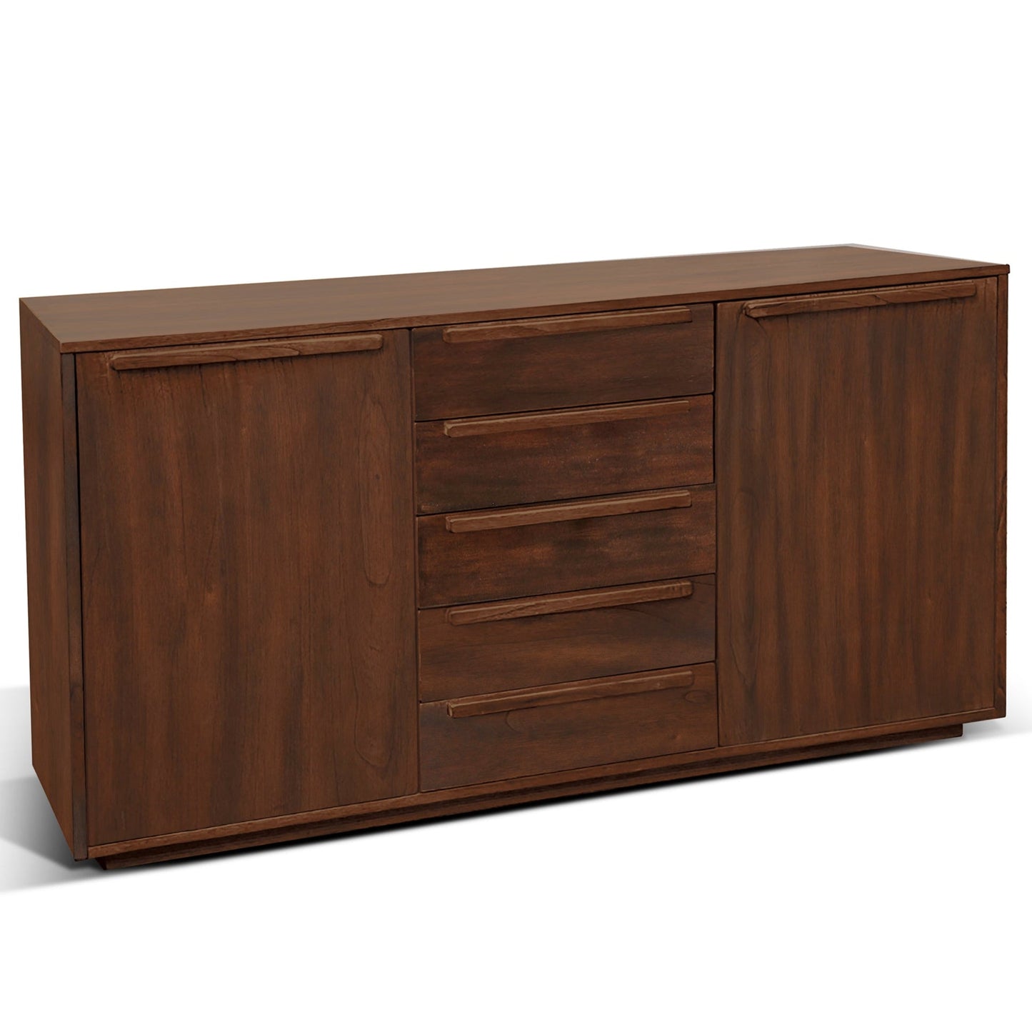 Noah Five Drawers Wood Sideboard