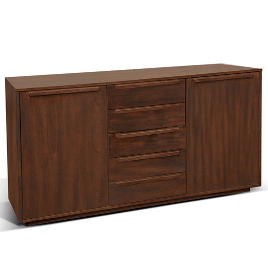 Noah Five Drawers Wood Sideboard