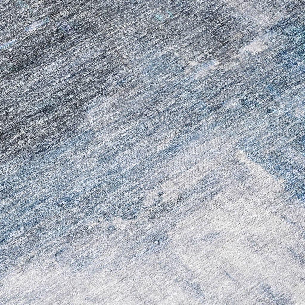 Nocturne Blue Washable Indoor-Outdoor Rug-Outdoor Rugs-LOOMLAN Rugs-LOOMLAN