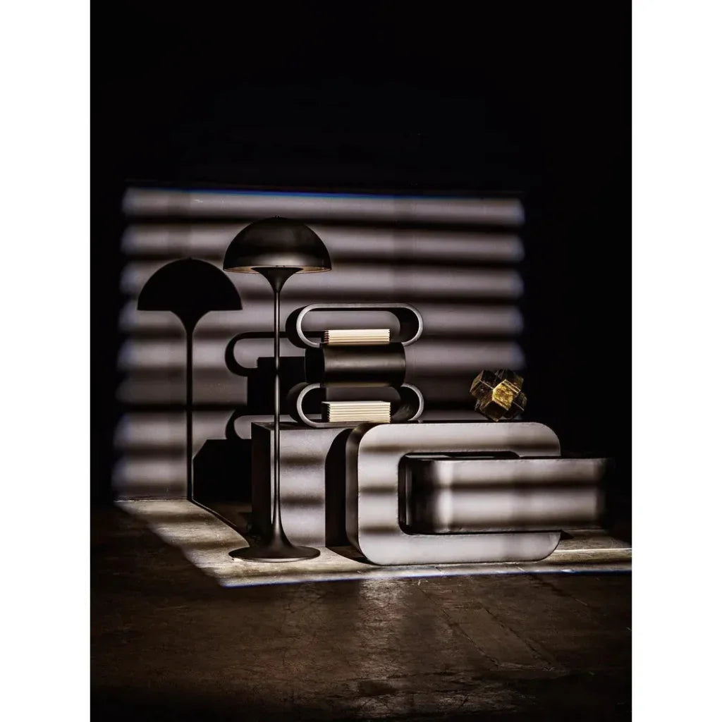 Nodum Accent Table, Black Steel - LOOMLAN - Noir - Side Tables