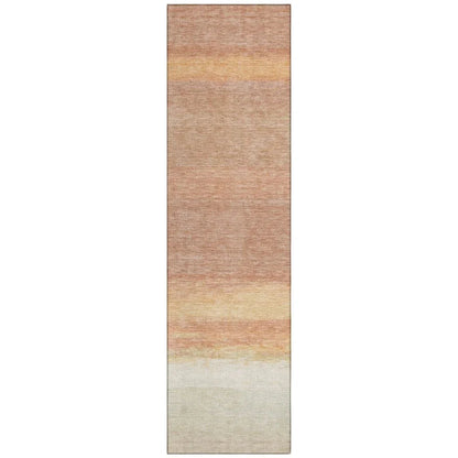 Noe Orange Washable Indoor - Outdoor Rug - LOOMLAN - LOOMLAN Rugs - Outdoor Rugs