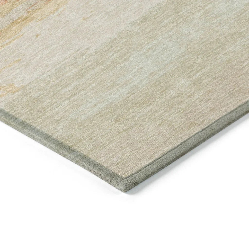 Noe Orange Washable Indoor - Outdoor Rug - LOOMLAN - LOOMLAN Rugs - Outdoor Rugs