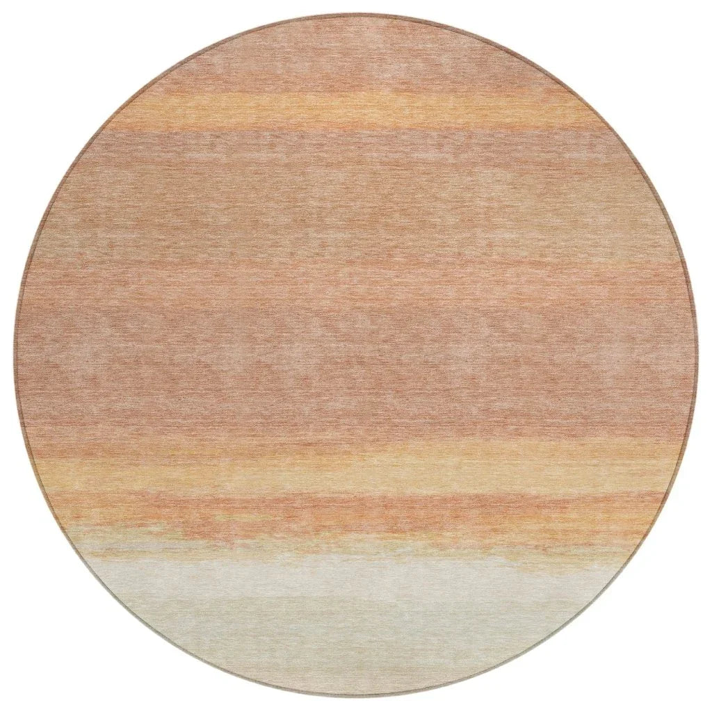 Noe Orange Washable Indoor - Outdoor Rug - LOOMLAN - LOOMLAN Rugs - Outdoor Rugs