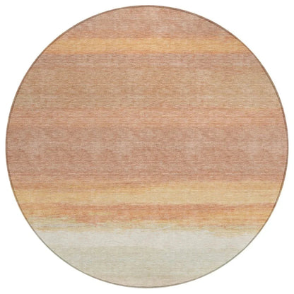 Noe Orange Washable Indoor - Outdoor Rug - LOOMLAN - LOOMLAN Rugs - Outdoor Rugs