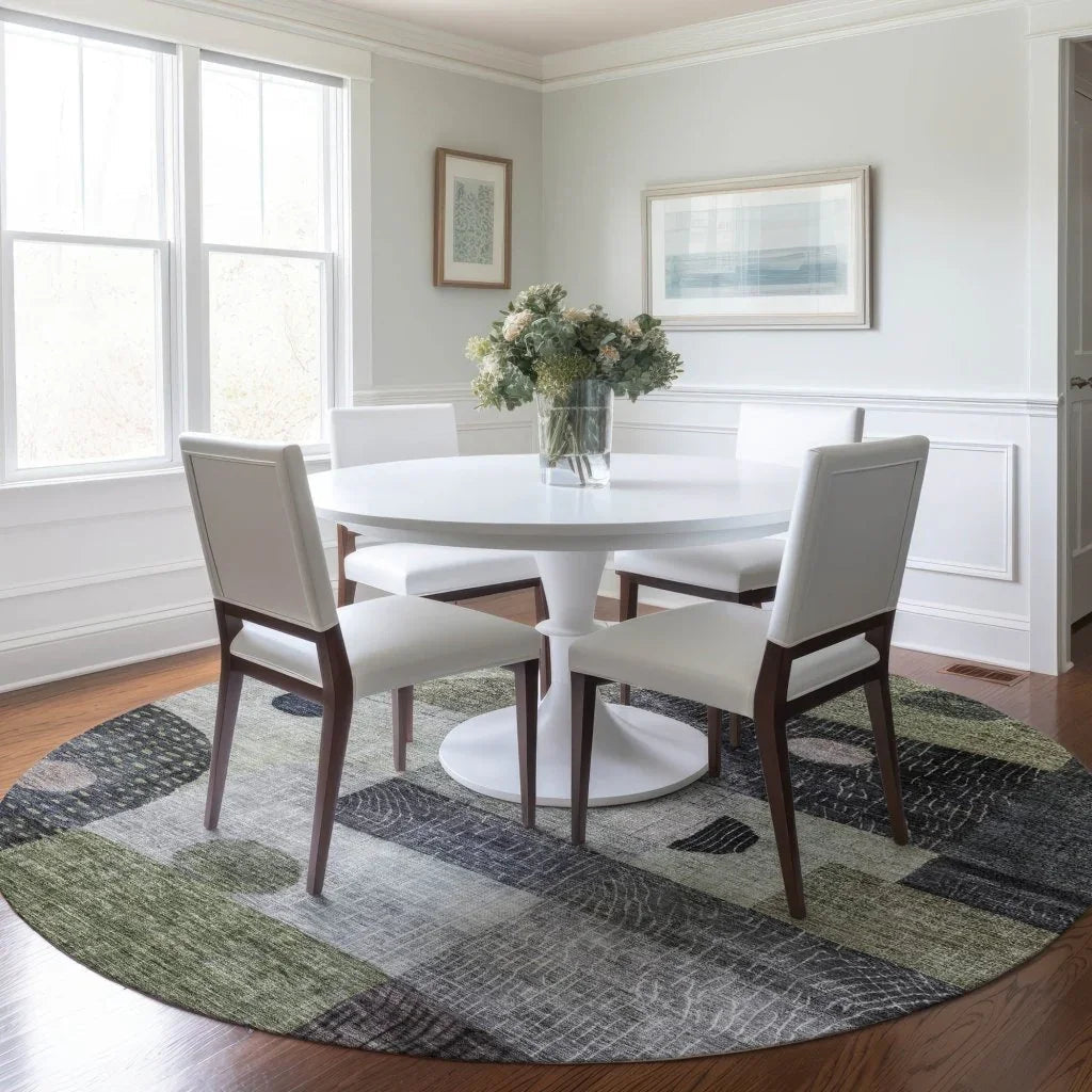 Noel Aloe Washable Indoor-Outdoor Rug-Outdoor Rugs-LOOMLAN Rugs-LOOMLAN