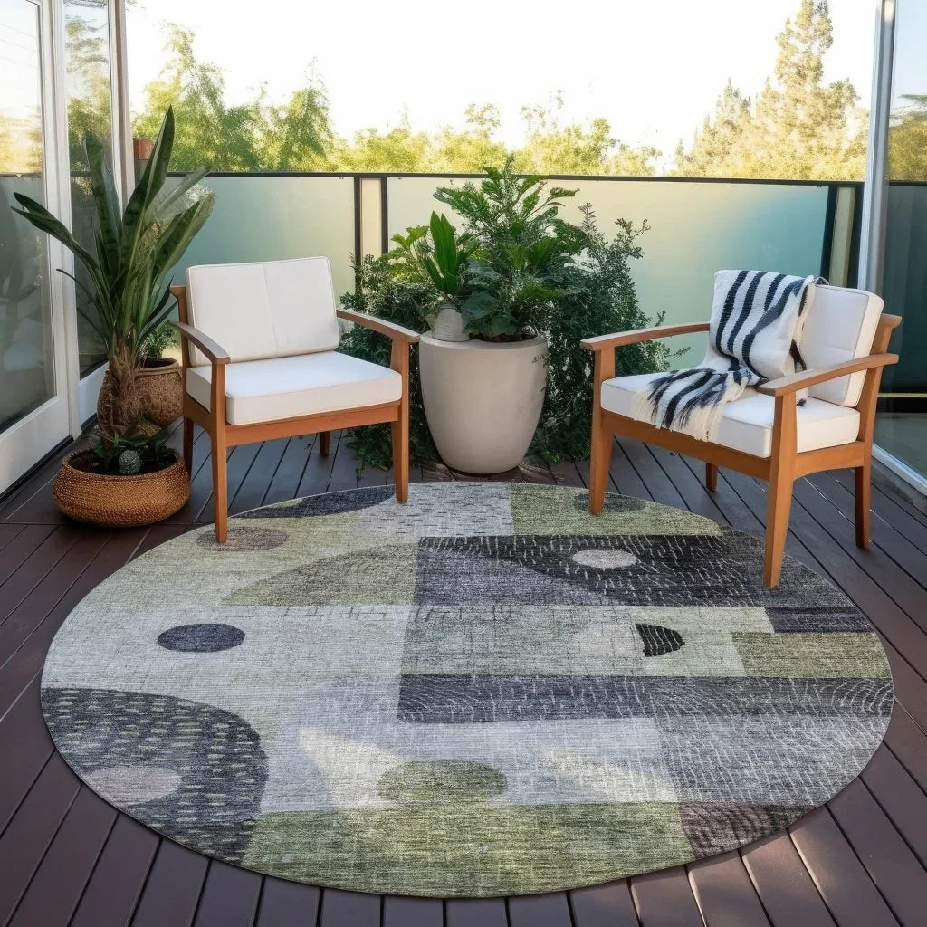 Noel Aloe Washable Indoor-Outdoor Rug-Outdoor Rugs-LOOMLAN Rugs-LOOMLAN