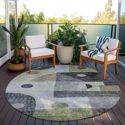 Noel Aloe Washable Indoor-Outdoor Rug-Outdoor Rugs-LOOMLAN Rugs-LOOMLAN