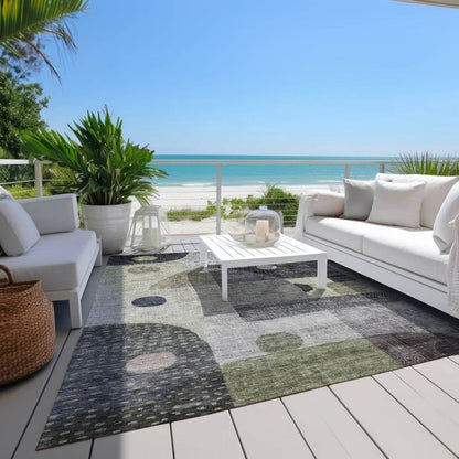 Noel Aloe Washable Indoor-Outdoor Rug-Outdoor Rugs-LOOMLAN Rugs-LOOMLAN