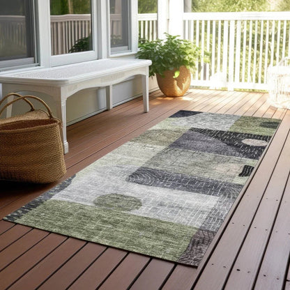 Noel Aloe Washable Indoor-Outdoor Rug-Outdoor Rugs-LOOMLAN Rugs-LOOMLAN